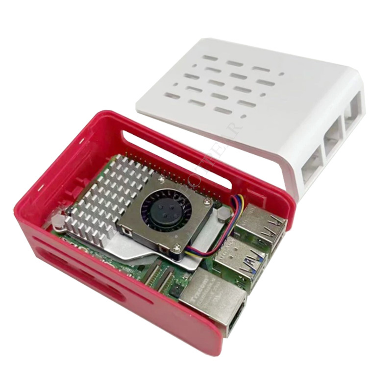 Raspberry Pi 5 Red-White cooli - Raspberry Pi 5 8Gb Board recension och pris